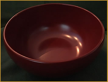 Red Lacquer Bowl