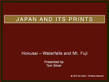 Hokusai Waterfalls and Mt Fuji